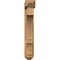 Ekena Millwork Balboa Arts and Crafts Rough Sawn Bracket w/ Offset Brace, Western Red Cedar, 6"W x 26"D x 38"H BKT0604X26X38BOA03RWR - alternate 3